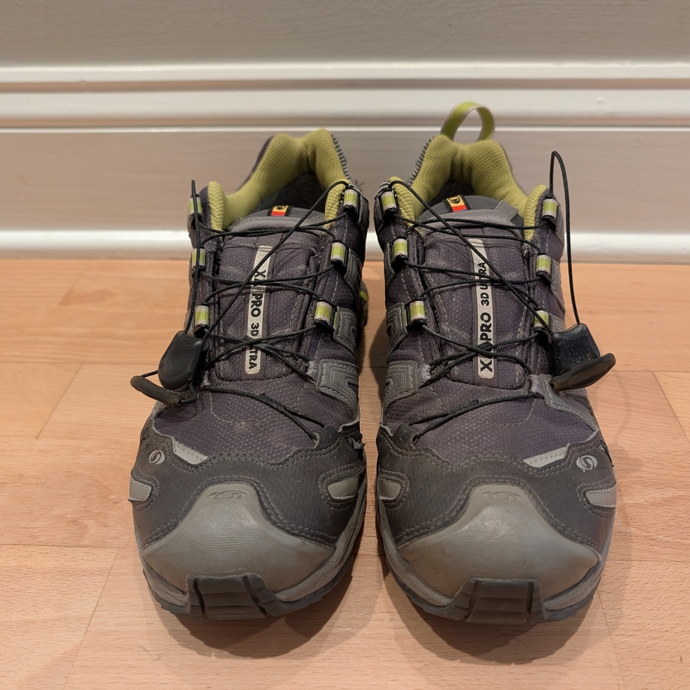 Salomon Women's XA Pro 3D Ultra Gray Trail Running Shoes 9.5
